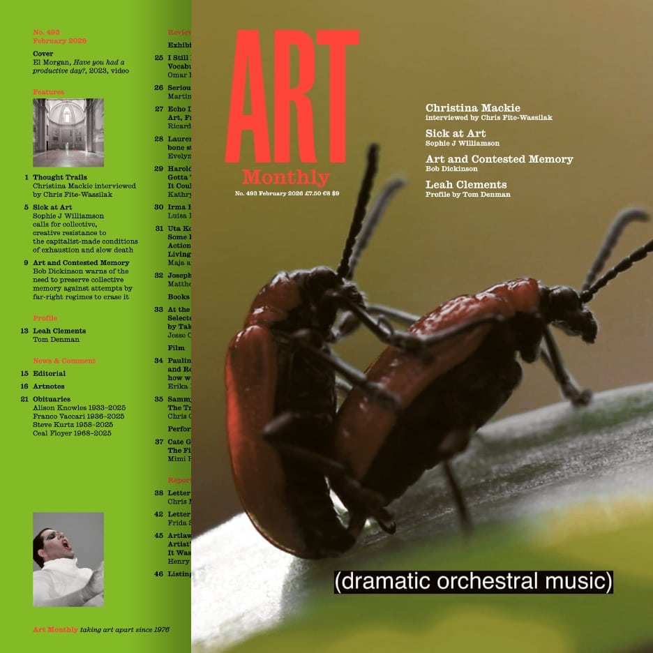 Art Monthly cover