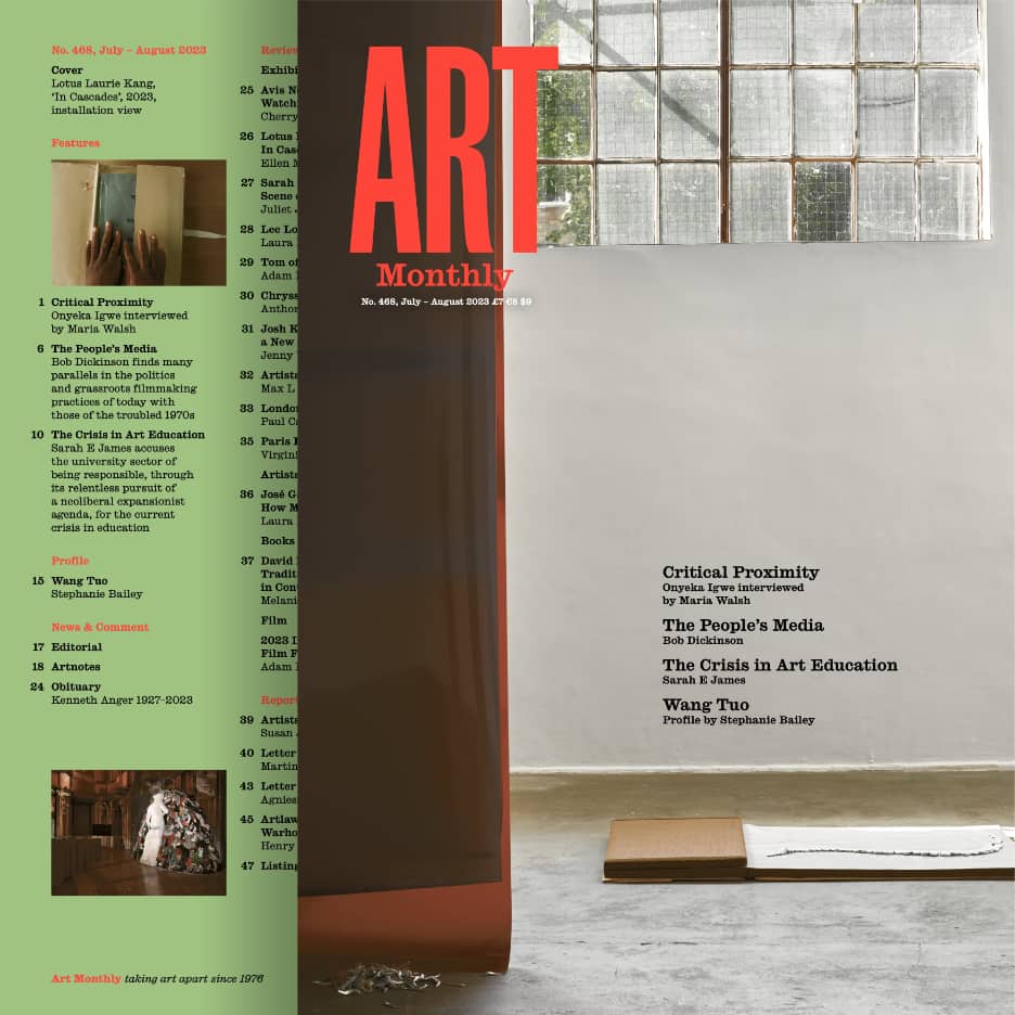 Art Monthly cover